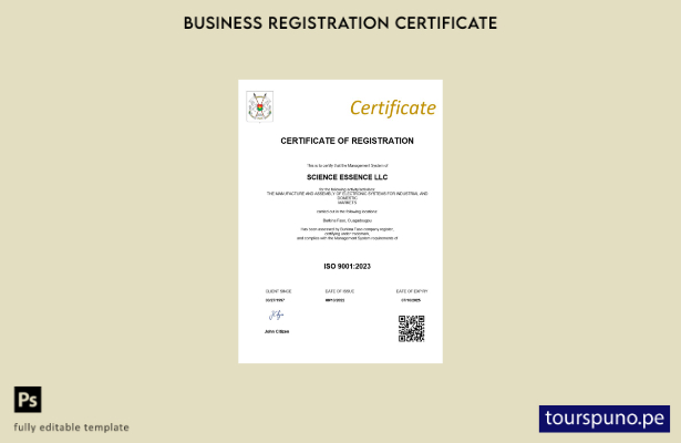 listo para imprimir Plantilla de plantilla de Word y PDF del certificado de re 1